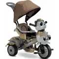 BABYHOPE 127 LITTLE PANDA LÜKS ÜÇ TEKER KONTROLLÜ BEBEK BİSİKLETİ KAHVE
