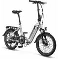 MOSSO KRONOS ELEKTRİKLİ KATLANIR BİSİKLET 390H HYD 20 JANT 7 VİTES SİLVER