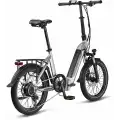 MOSSO KRONOS ELEKTRİKLİ KATLANIR BİSİKLET 390H HYD 20 JANT 7 VİTES SİLVER