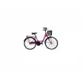 BİSAN SORRENTO KADIN ŞEHİR BİSİKLETİ 36CM V 24 JANT 3 VİTES MOR BEYAZ