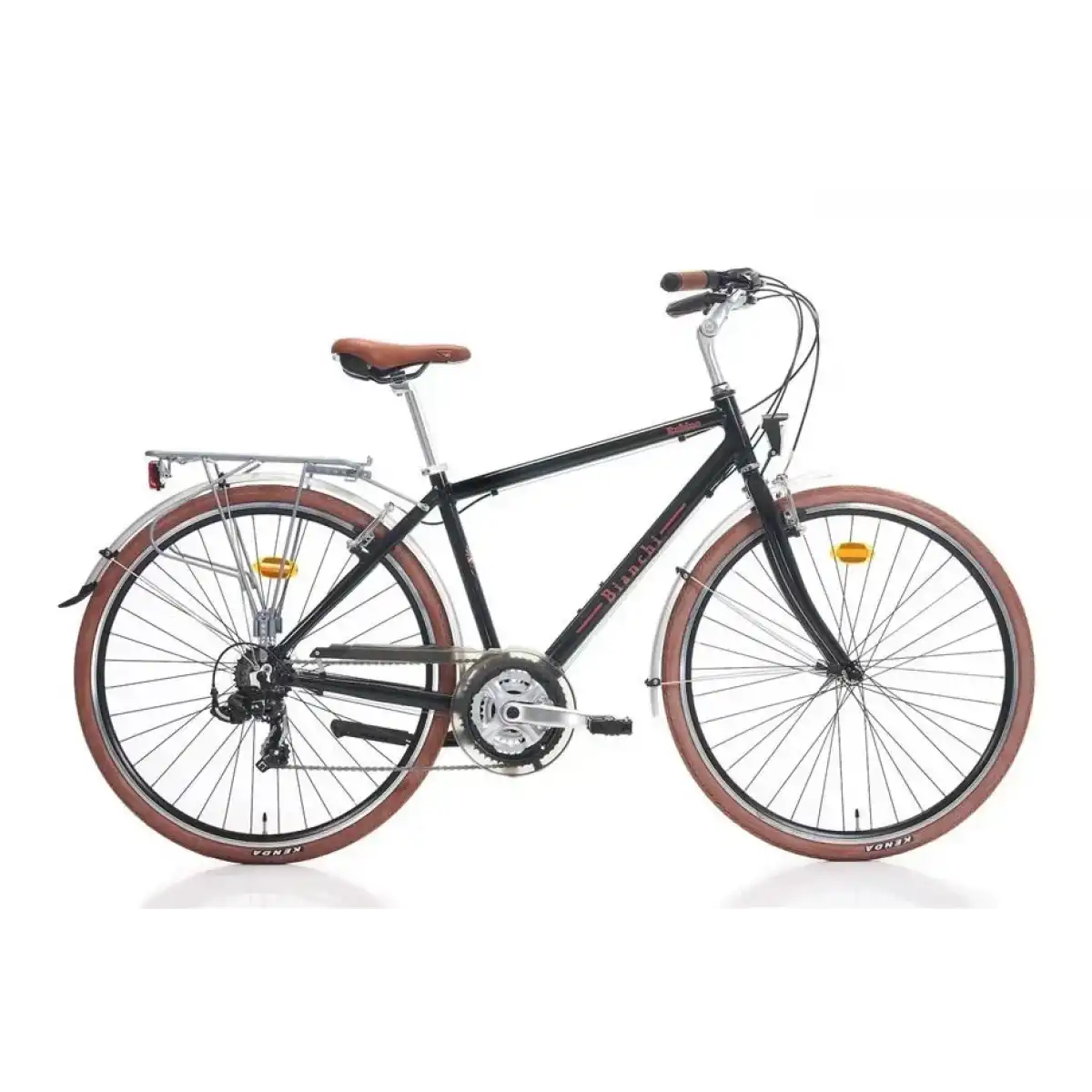 BIANCHI RUBINO ERKEK ŞEHİR BİSİKLETİ 470H V 28 JANT 21 VİTES BLACK GLOSSY