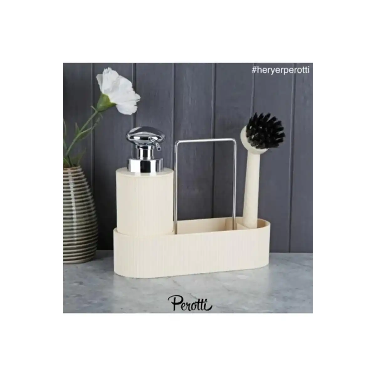 PEROTTİ MUTFAK SETİ SİLVER OVAL KREM LISBONE 13185