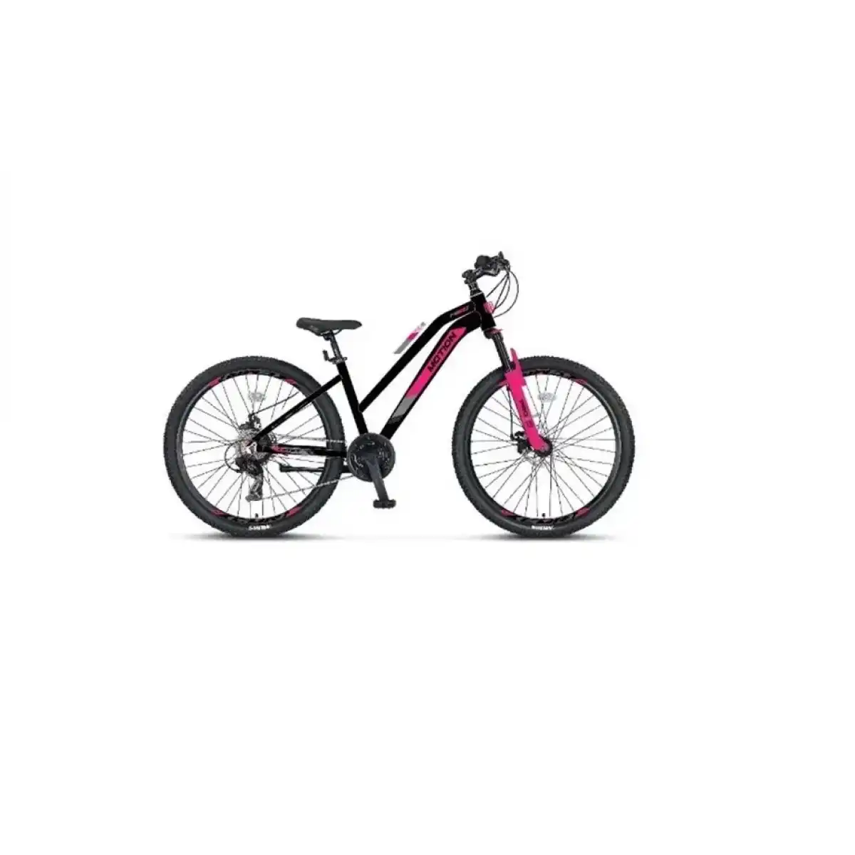 ÜMİT 2479 MOTION L-2D KADIN DAĞ BİSİKLETİ 305H 24 JANT 21 VİTES SİYAH PEMBE