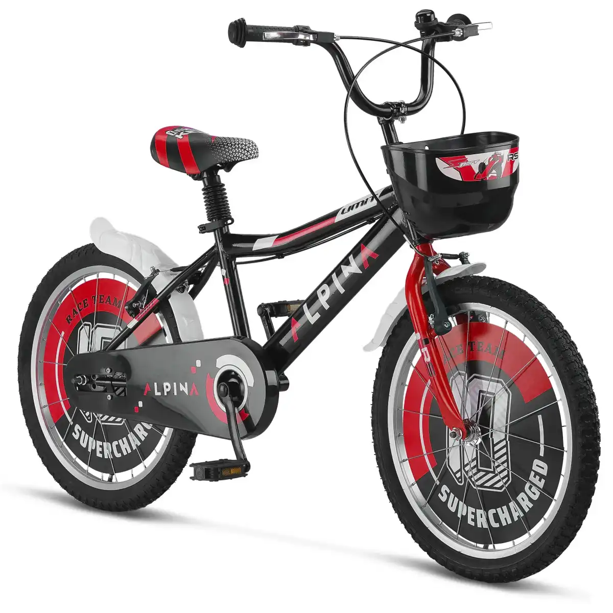 ÜMİT 2047 ALPINA-M-BMX-V-ERKEK ÇOCUK BİSİKLETİ V 20 JANT SİYAH KIRMIZI