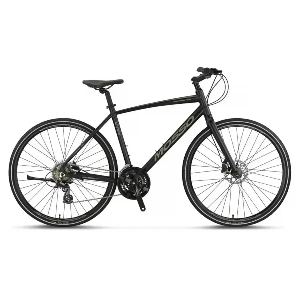 MOSSO LEGARDA-PRO-X21-MDM ERKEK ŞEHİR BİSİKLETİ 510H HD 28 JANT 21 VİTES SİYAH ANTRASİT