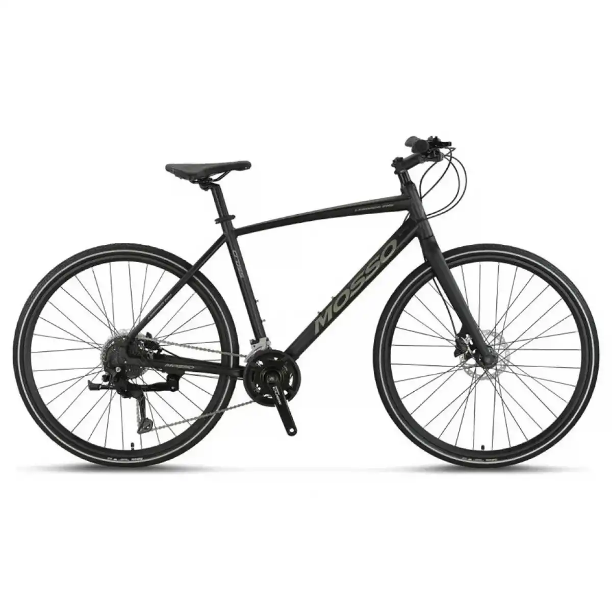 MOSSO LEGARDA-PRO-X18-MDM ERKEK ŞEHİR BİSİKLETİ 460H HD 28 JANT 18 VİTES SİYAH ANTRASİT