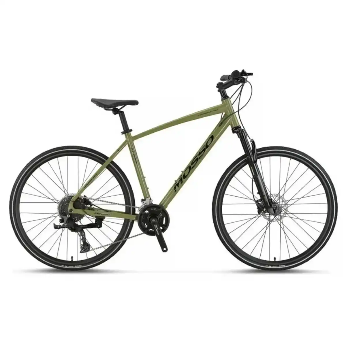 MOSSO LEGARDA-PRO-X18-MSM ERKEK ŞEHİR BİSİKLETİ 510H HD 28 JANT 18 VİTES YEŞİL SİYAH