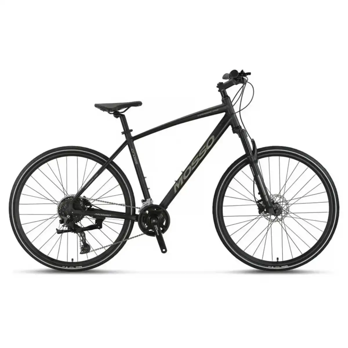 MOSSO LEGARDA-PRO-X18-MSM ERKEK ŞEHİR BİSİKLETİ 460H HD 28 JANT 18 VİTES SİYAH ANTRASİT