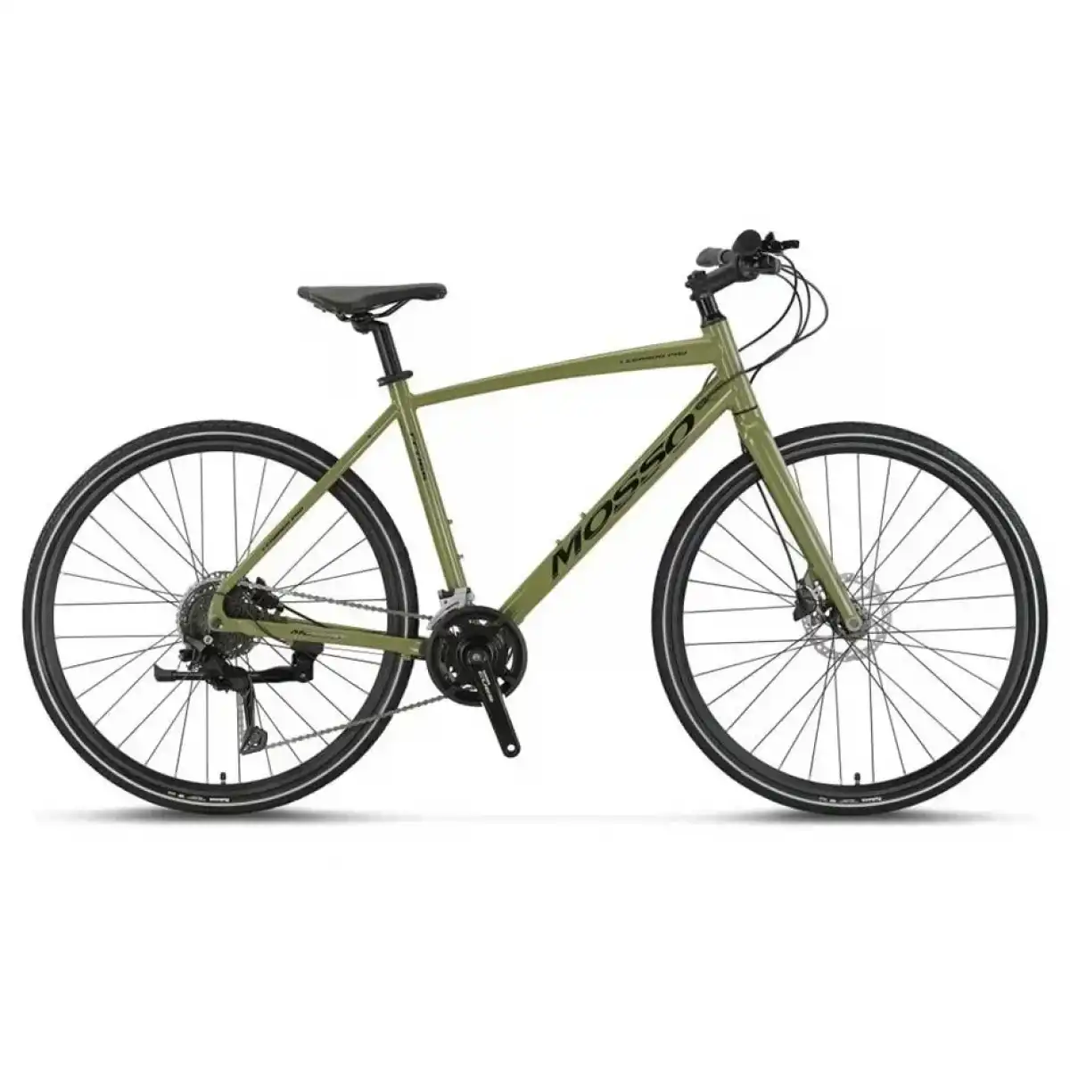MOSSO LEGARDA-PRO-X18-MDM ERKEK ŞEHİR BİSİKLETİ 460H HD 28 JANT 18 VİTES YEŞİL SİYAH
