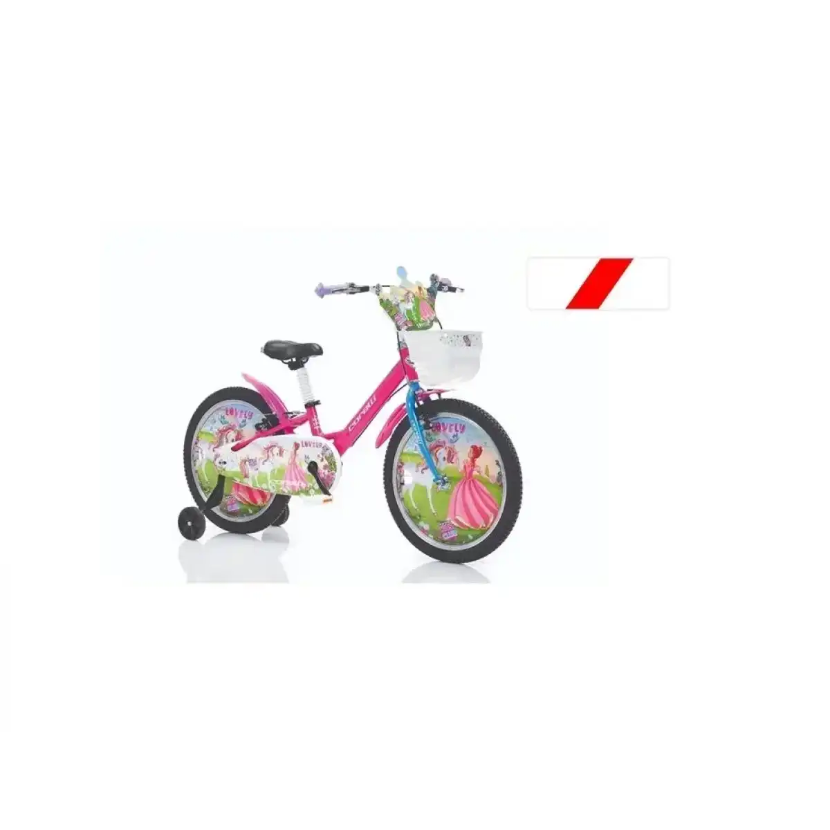 CORELLİ LOVELY KIZ ÇOCUK BİSİKLETİ V 16 JANT KIRMIZI BEYAZ