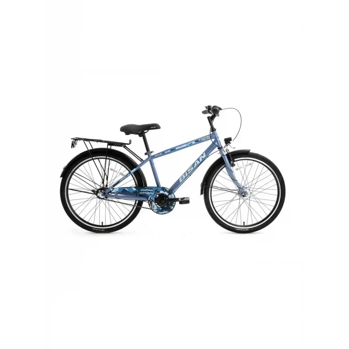 BİSAN HERO ERKEK ŞEHİR BİSİKLETİ 36CM V 24 JANT 3 VİTES METALİK MAVİ MAVİ
