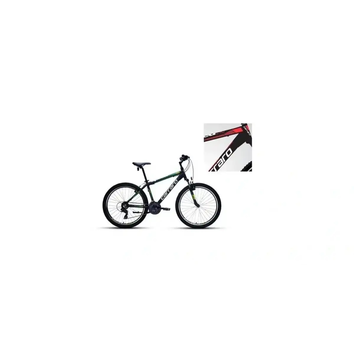 CARRARO SPEED 260 ERKEK DAĞ BİSİKLETİ 360H V 26 JANT 21 VİTES MAT SİYAH KIRMIZI KOYU KIRMIZI