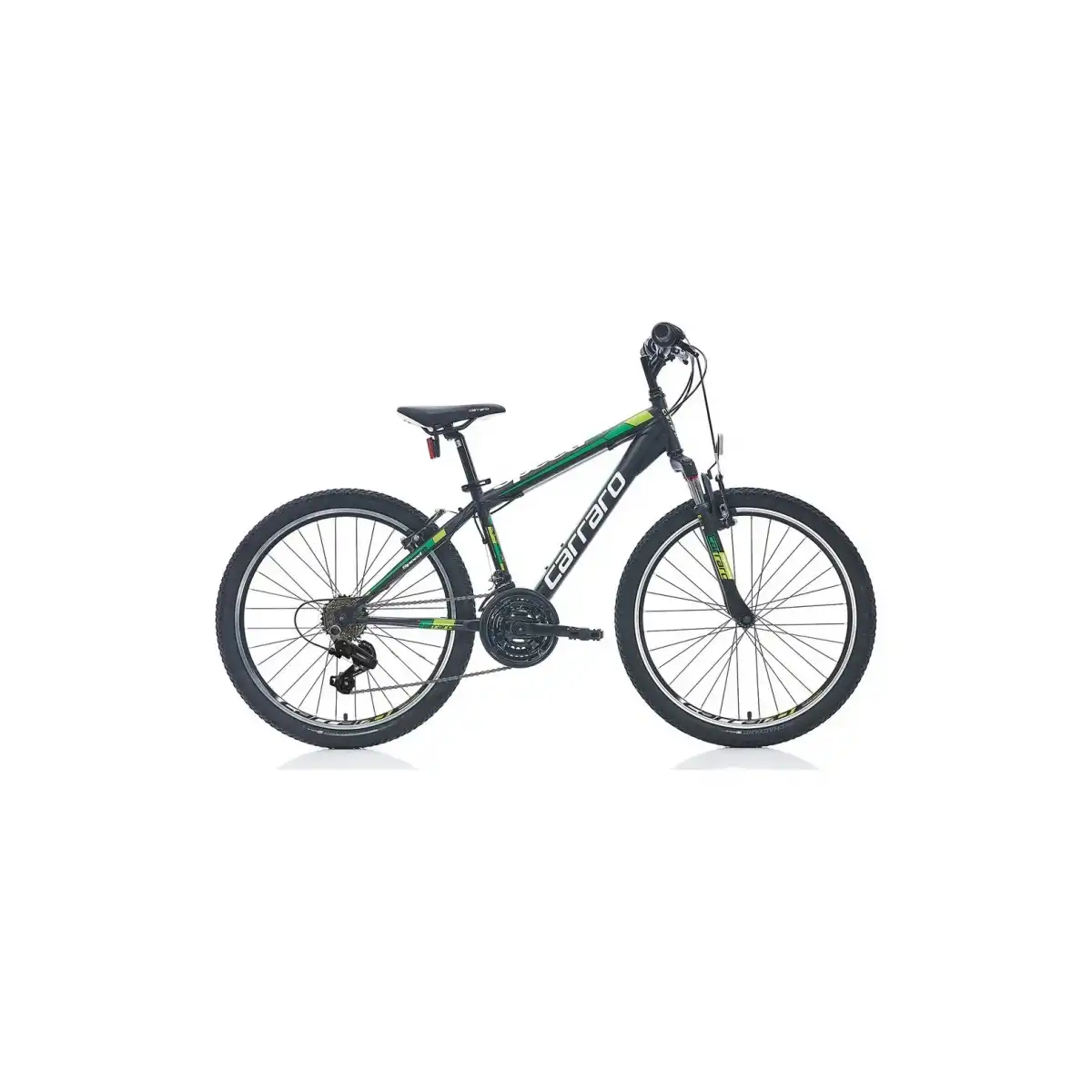 CARRARO SPEED 240 ERKEK DAĞ BİSİKLETİ 360H V 24 JANT 21 VİTES MAT SİYAH YEŞİL KOYU YEŞİL