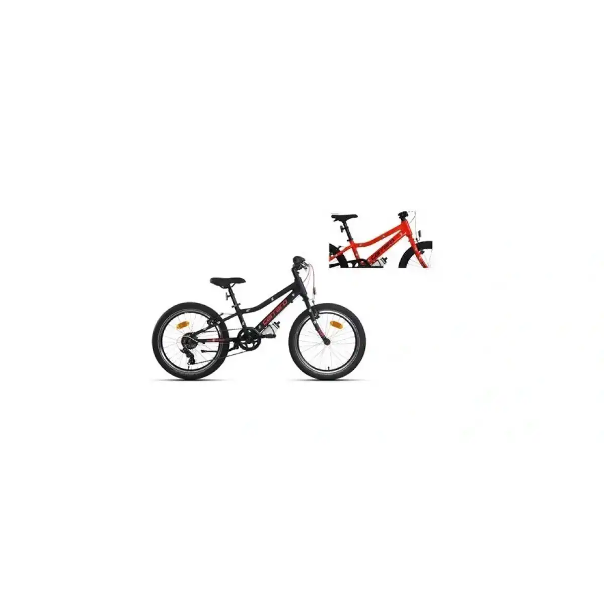 CARRARO RED EAGLE ERKEK ÇOCUK BİSİKLETİ 230H 6 VİTES V 20 JANT KIRMIZI SİYAH