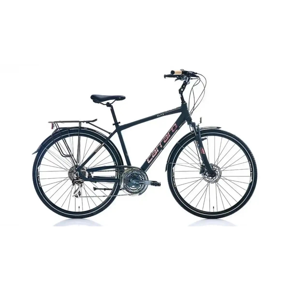 CARRARO ELITE 806 ERKEK ŞEHİR BİSİKLETİ 480H HD 28 JANT 24 VİTES MAT SİYAH KREM BAKIR