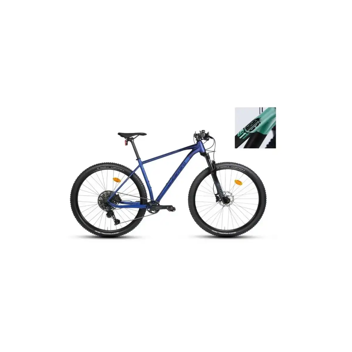 CARRARO BIG 911 ERKEK DAĞ BİSİKLETİ 480H HD 29 JANT 11 VİTES MAT SİYAH SU YEŞİLİ ANTRASİT