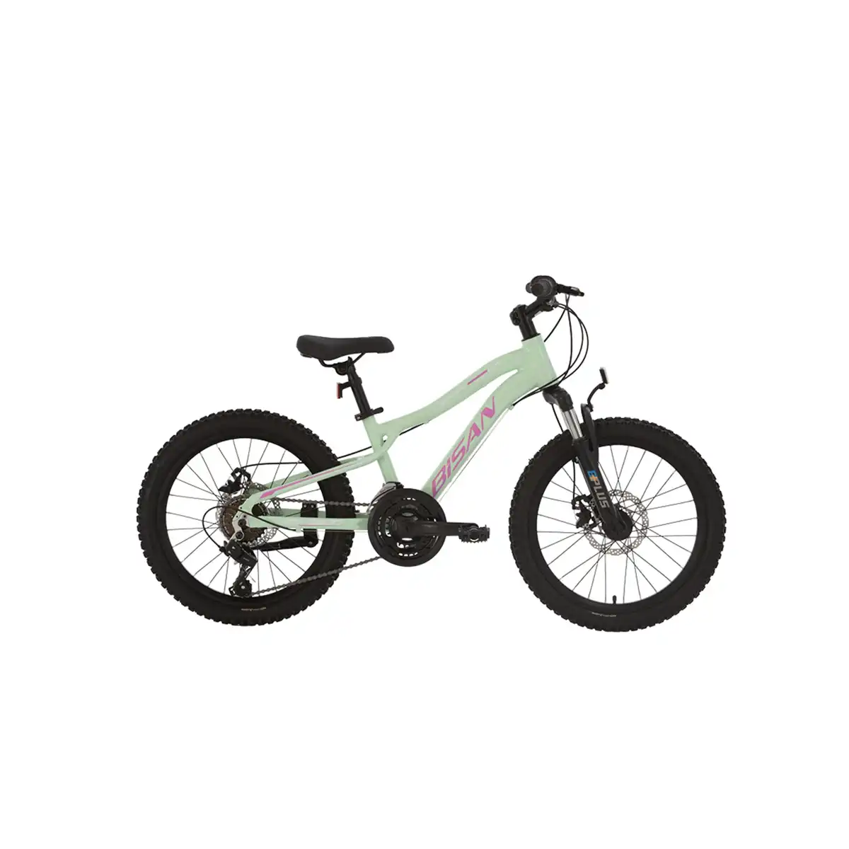 BİSAN KDX 2500-D KIZ ÇOCUK BİSİKLETİ 28CM MD 20 JANT 21 VİTES MİNT YEŞİL PEMBE BEYAZ