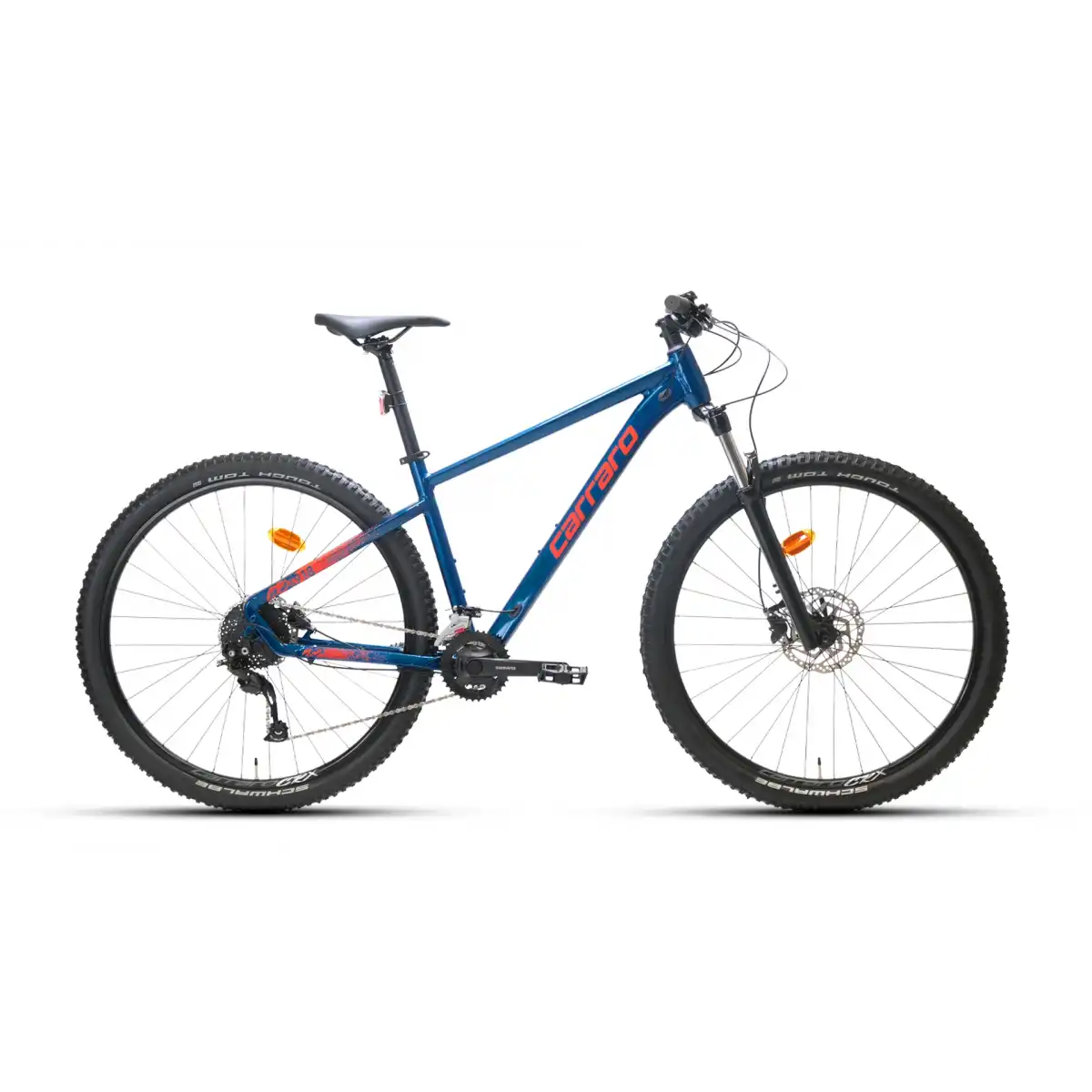 CARRARO CRX 918 ERKEK DAĞ BİSİKLETİ 400H HD 29 JANT 18 VİTES SATEN MAVİ CANLI KIRMIZI
