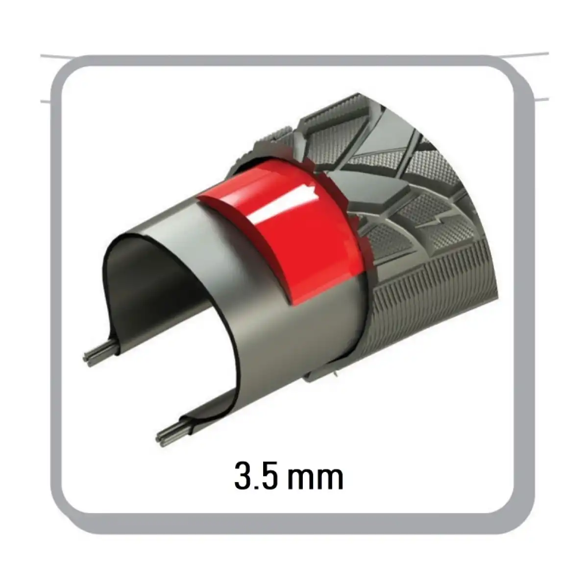 DSI WIND 26X1-1/2 (SRI-79) KORUMALI DIŞ LASTIK SİYAH