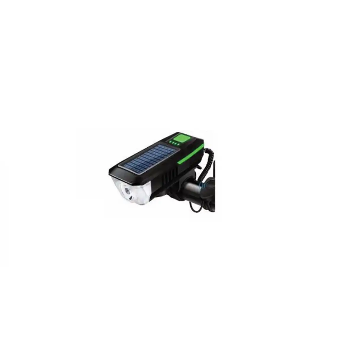 FORTE GT XBYC 6144 BİSİKLET ÖN IŞIK KORNA SİYAH YEŞİL