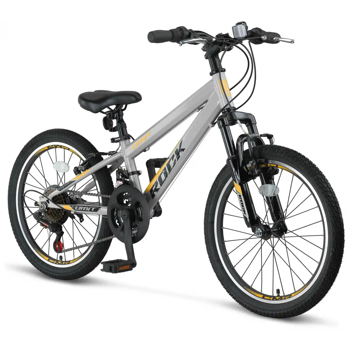 ÜMİT 2468 ROCK ERKEK DAĞ BİSİKLETİ MSV-V 24 JANT 21 VİTES GRİ SARI