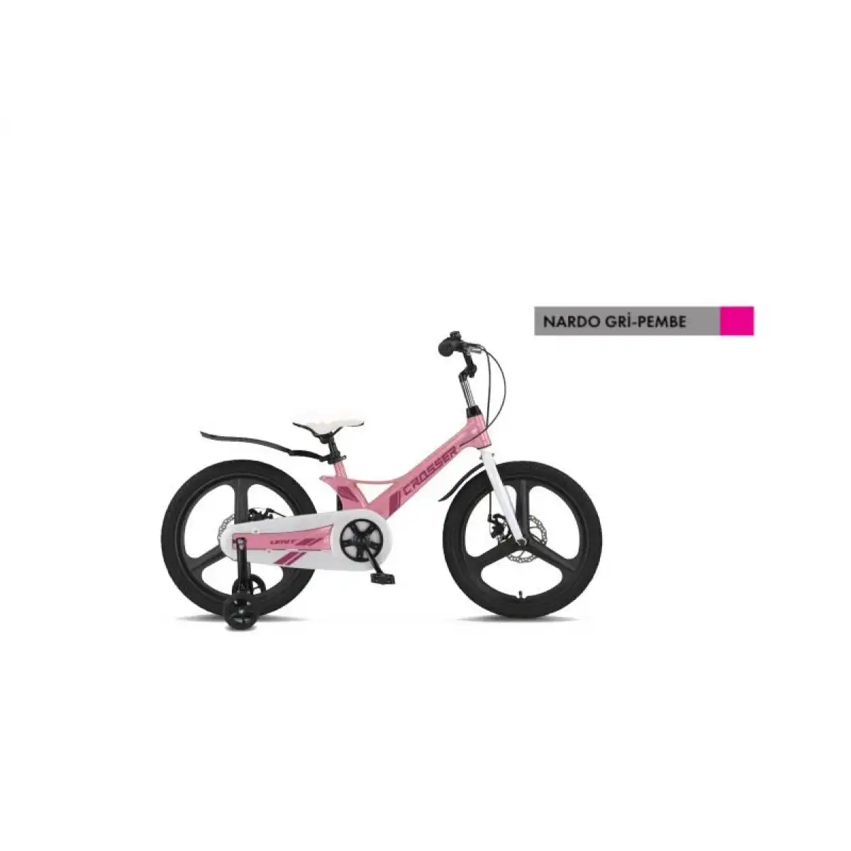 ÜMİT 2018 CROSSER 2D KIZ ÇOCUK BİSİKLETİ MD 20 JANT GRİ PEMBE