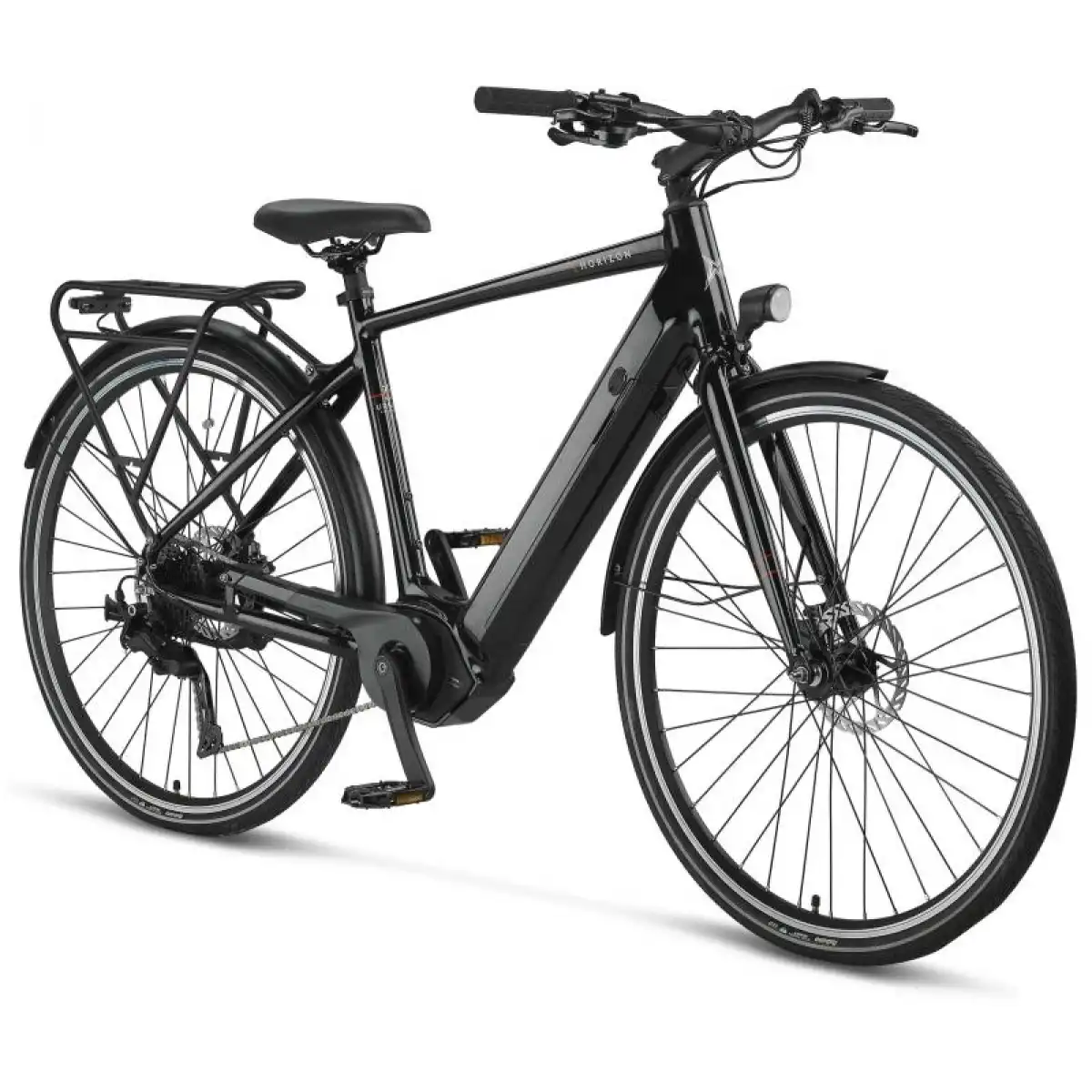 MOSSO HORIZON ELEKTRİKLİ ŞEHİR BİSİKLET 500H HYD 28 JANT 9 VİTES SİYAH
