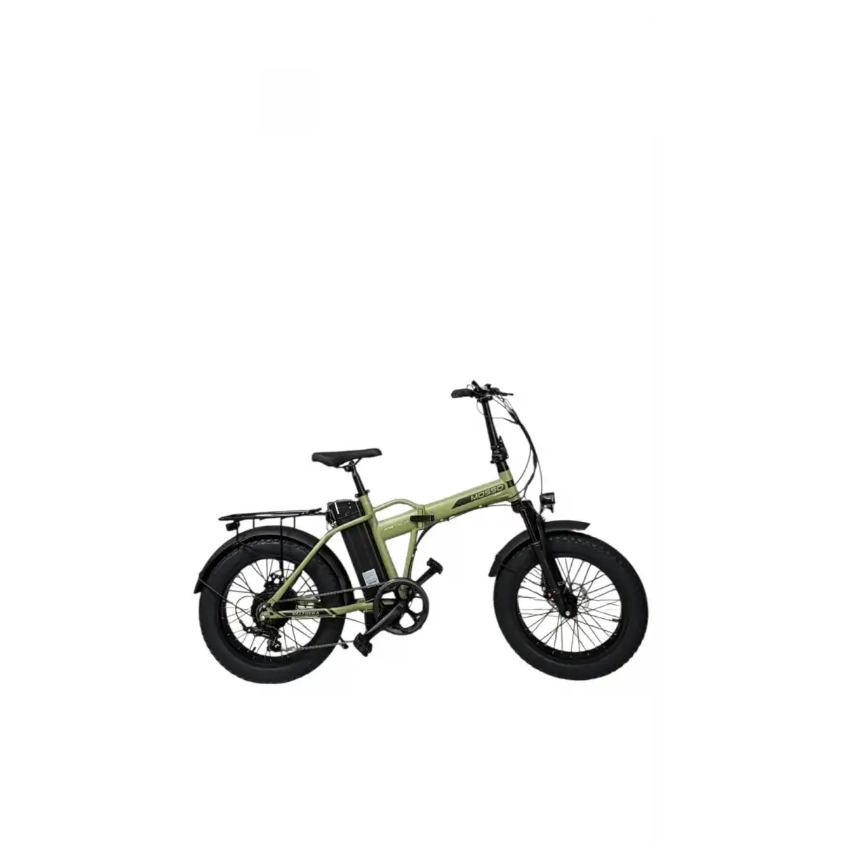 MOSSO VALTHERA-RR ELEKTRİKLİ KATLANIR BİSİKLET 420H MD 20 JANT 7 VİTES YEŞİL SİYAH