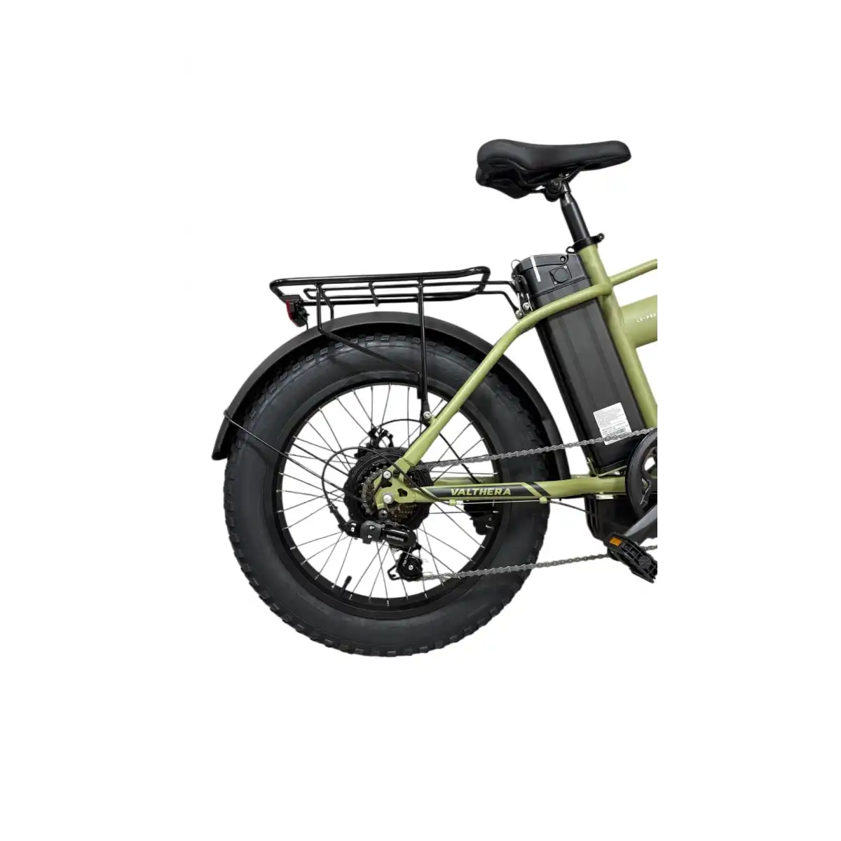 MOSSO VALTHERA-RR ELEKTRİKLİ KATLANIR BİSİKLET 420H MD 20 JANT 7 VİTES YEŞİL SİYAH