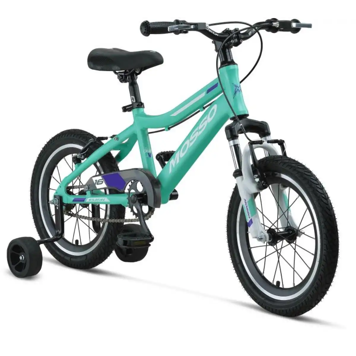 MOSSO WILDFIRE L-16-V KIZ ÇOCUK BİSİKLETİ  255H V 16 JANT EMERALD MOR