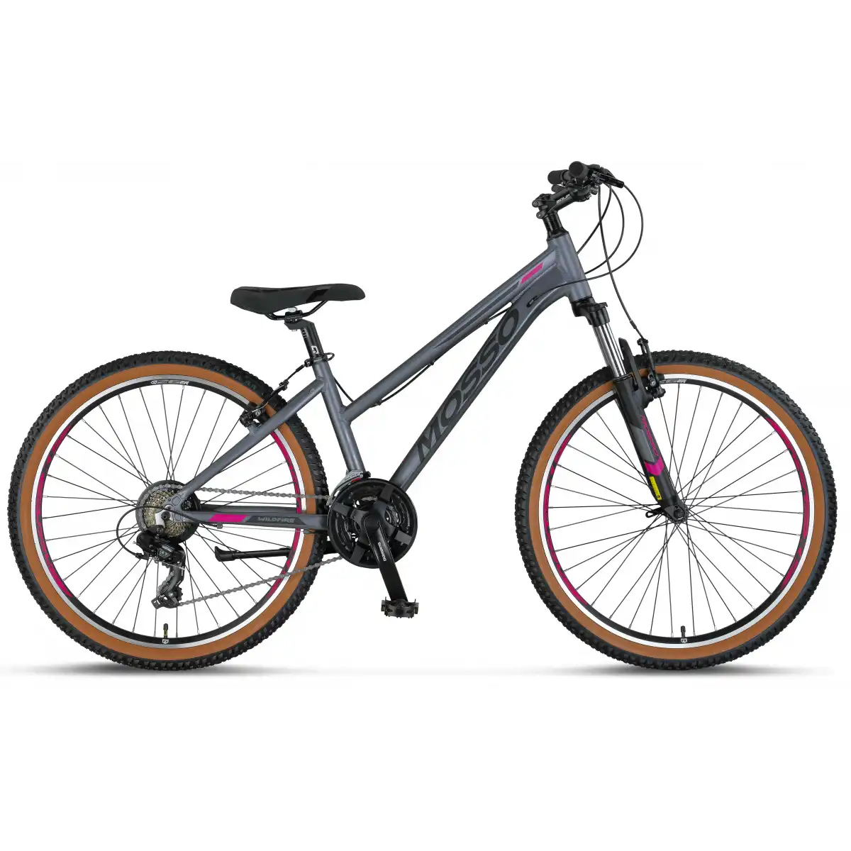 MOSSO WILDFIRE L-26-V KADIN DAĞ BİSİKLETİ 355H V 26 JANT 21 VİTES MAT ANTRASİT