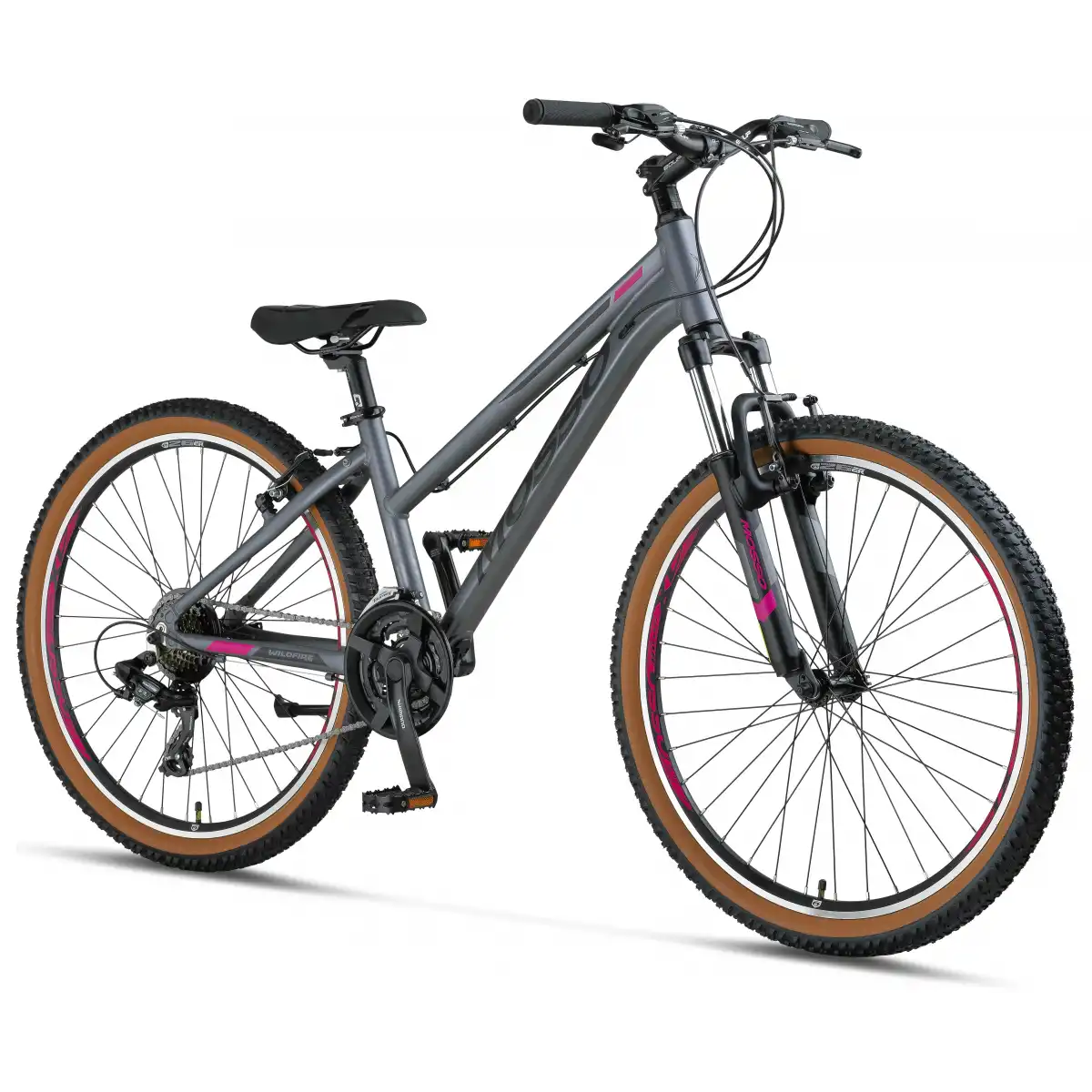 MOSSO WILDFIRE M-26-V ERKEK DAĞ BİSİKLETİ 355H V 26 JANT 21 VİTES MAT ANTRASİT