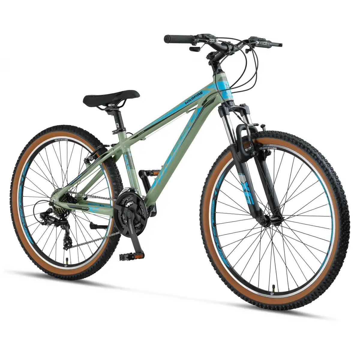 MOSSO WILDFIRE M-26-V ERKEK DAĞ BİSİKLETİ 355H V 26 JANT 21 VİTES MAT YEŞİL
