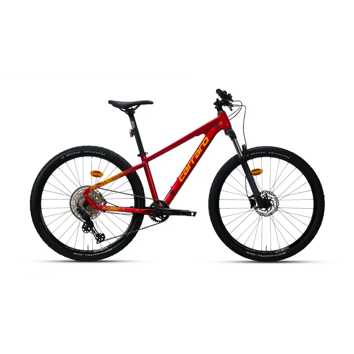 CARRARO CRX 711 ERKEK DAĞ BİSİKLETİ 440H HD 27.5 JANT 11 VİTES KROM KIRMIZI ŞEFTALİ