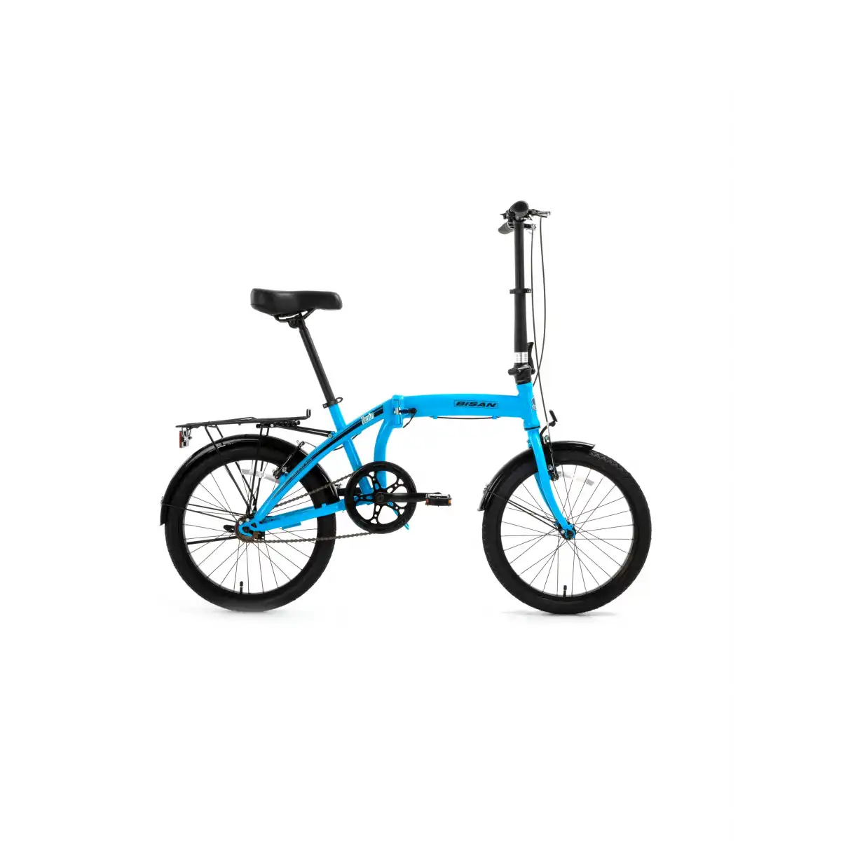 BİSAN TWIN KATLANIR BİSİKLET 32CM V 20 JANT 1 VİTES AÇIK MAVİ SİYAH