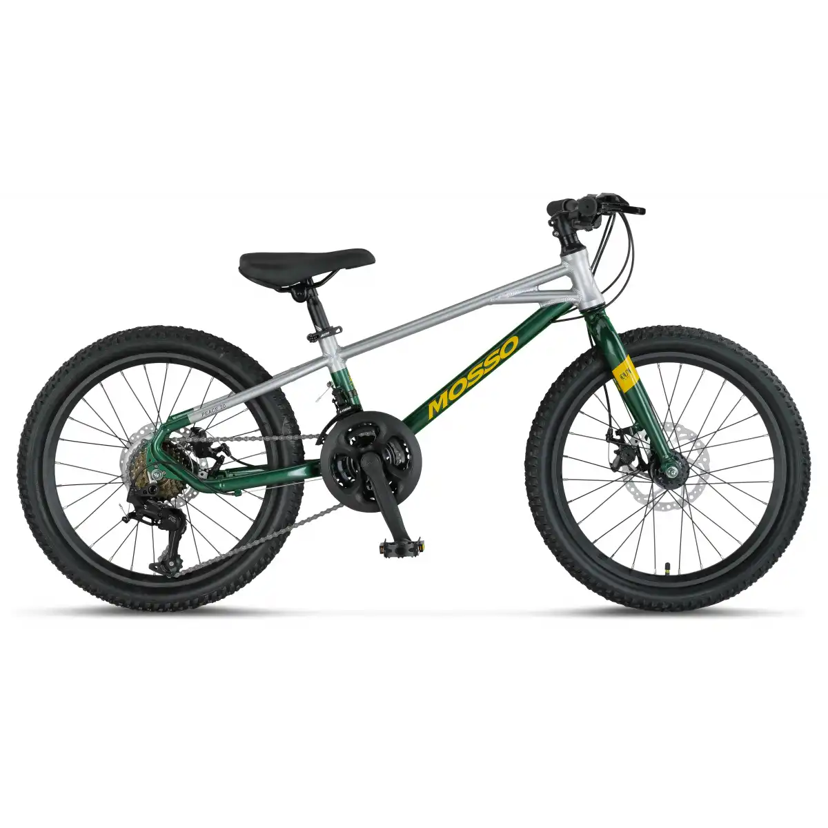 MOSSO DEMARCH M-20-MD ERKEK ÇOCUK BİSİKLETİ  228H 20 JANT 21 VİTES SİLVER GREEN