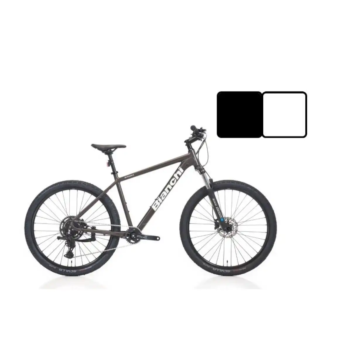 BIANCHI MAGMA 27.2 CUES ERKEK DAĞ BİSİKLETİ 480H HD 27.5 JANT 9 VİTES KZ SİYAH BEYAZ