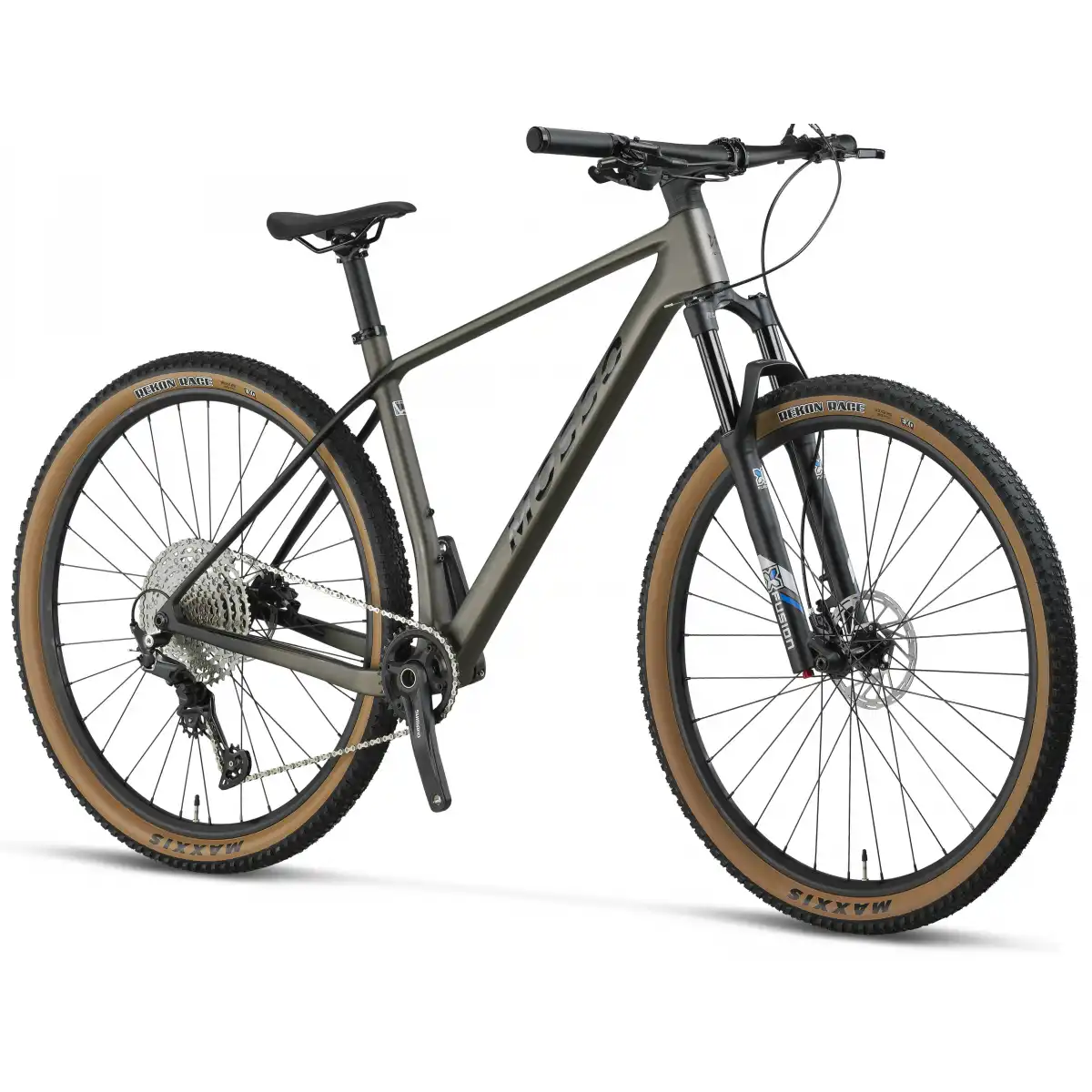 MOSSO LANTOP 612 PLUS HD ERKEK DAĞ BİSİKLETİ KARBON 430H  29 JANT 12 VİTES MAT SİYAH GRİ