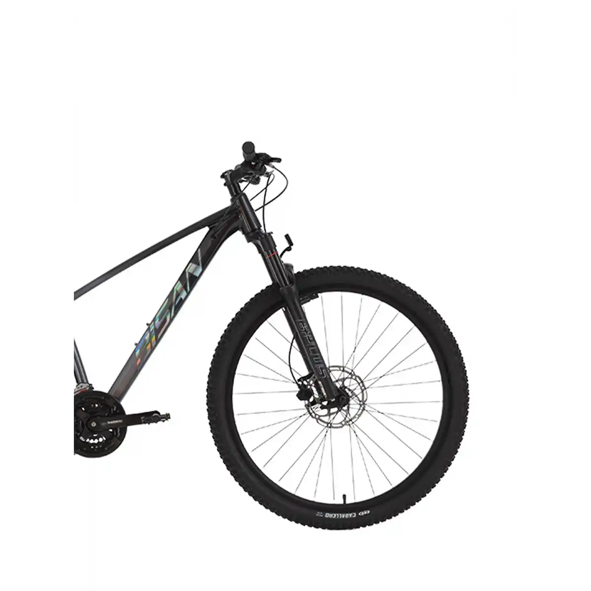 BİSAN BOLD 8.3 ERKEK DAĞ BİSİKLETİ 43CM HD 27.5 JANT 24 VİTES SİYAH GRİ GRİ