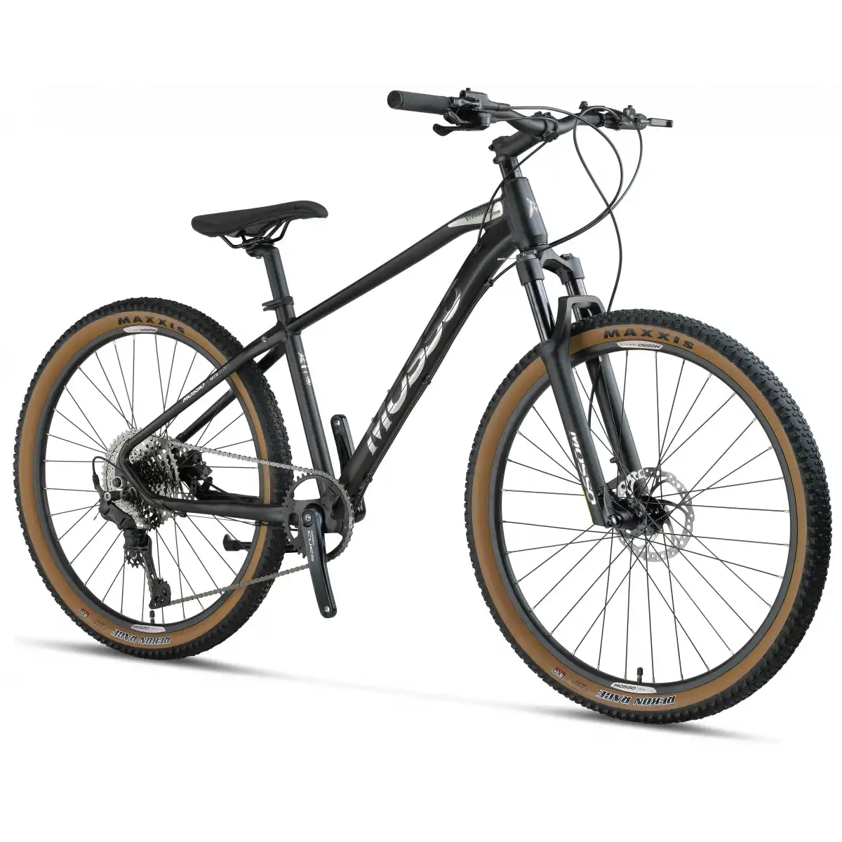 MOSSO BLACK EDITION-27 CUES ERKEK DAĞ BİSİKLETİ 406H HD 27.5 JANT 11 VİTES MAT SİYAH CHROME