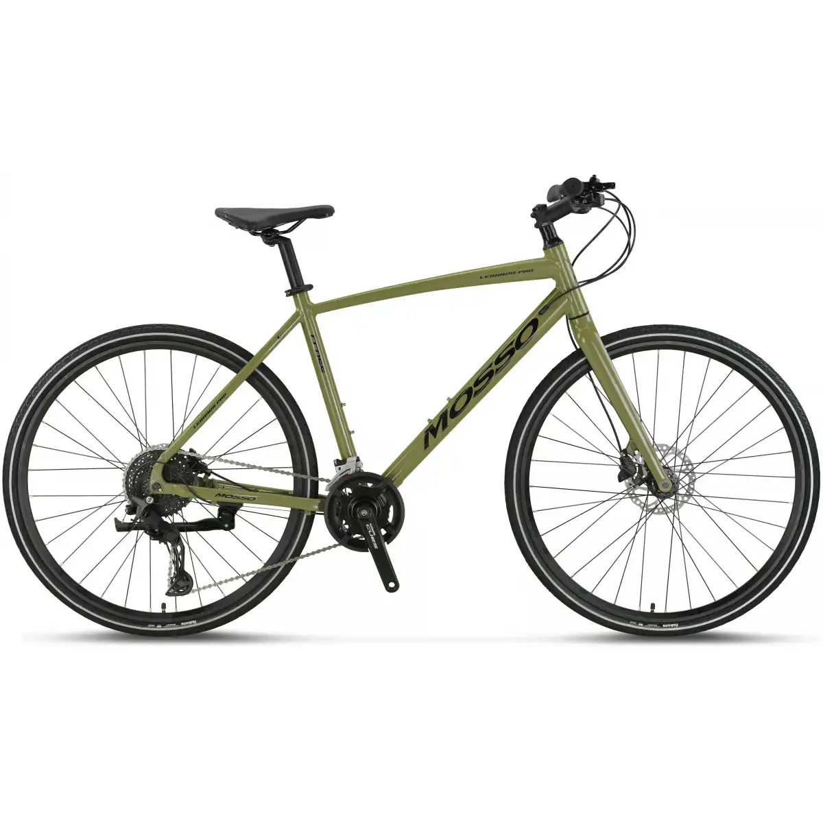 MOSSO LEGARDA-PRO-X20-MDM ERKEK ŞEHİR BİSİKLETİ 460H HD 28 JANT 20 VİTES YEŞİL SİYAH