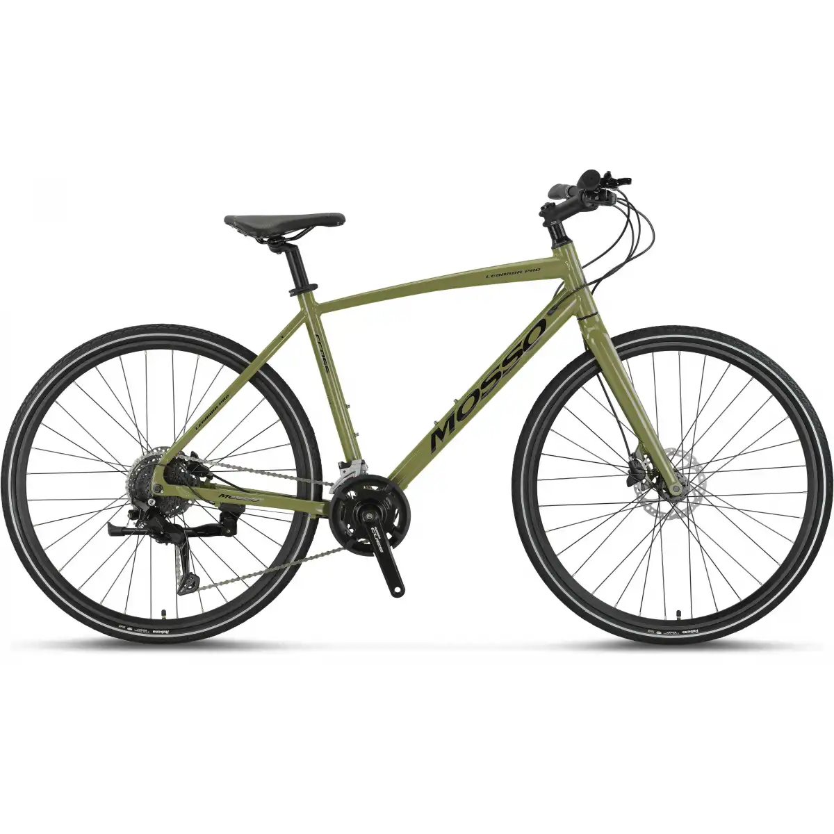 MOSSO LEGARDA-PRO-X18-MDM ERKEK ŞEHİR BİSİKLETİ 510H HD 28 JANT 18 VİTES YEŞİL SİYAH