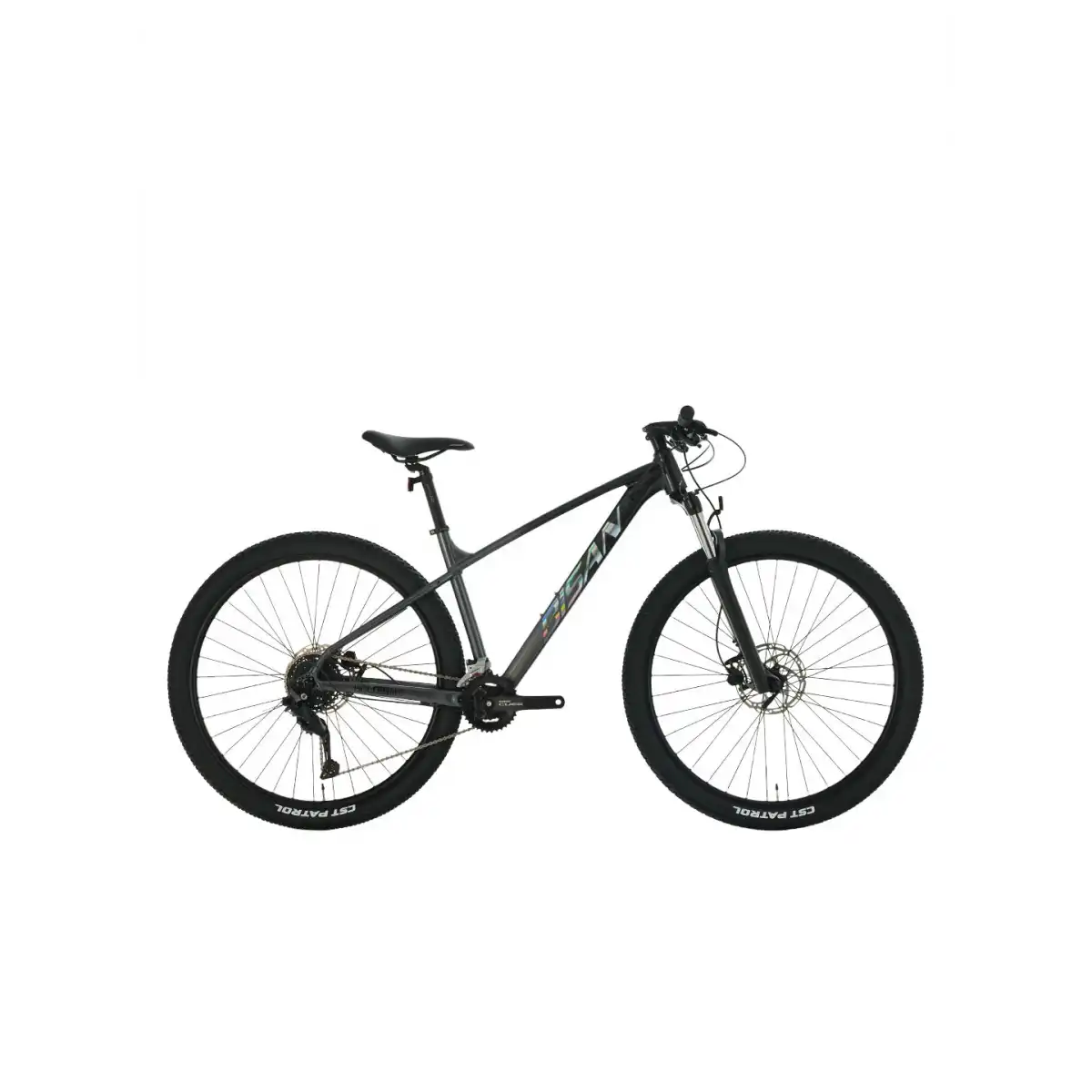 BİSAN BOLD 9.2 ERKEK DAĞ BİSİKLETİ 48CM HD 29 JANT 18 VİTES SİYAH GRİ GRİ