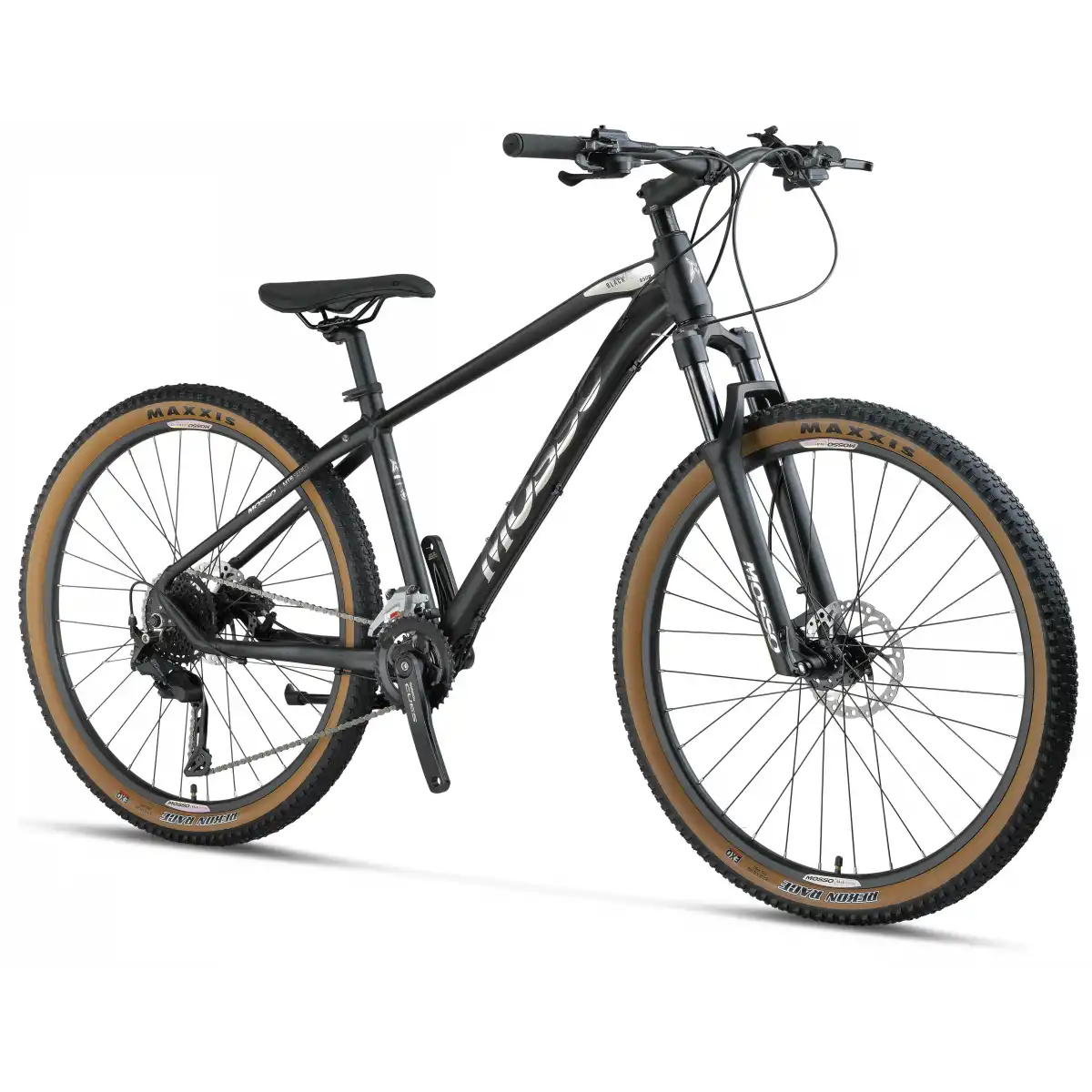 MOSSO BLACK EDITION-27 CUES ERKEK DAĞ BİSİKLETİ 457H HD 27.5 JANT 18 VİTES SİYAH