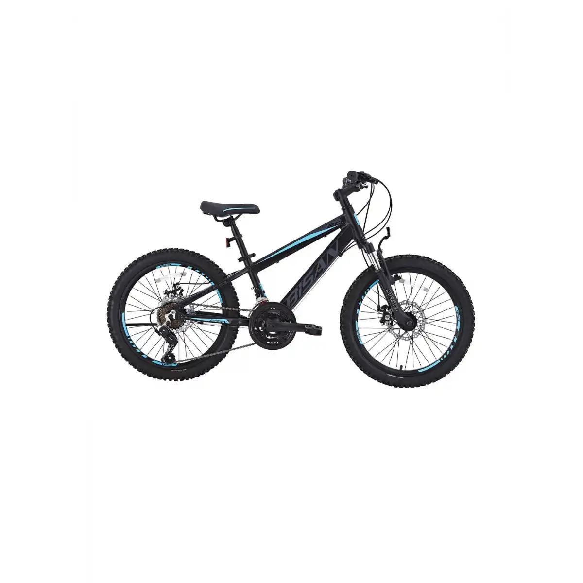 BİSAN COOPER ERKEK DAĞ BİSİKLETİ 35 CM MD 26 JANT 21 VİTES MAT SİYAH MAVİ