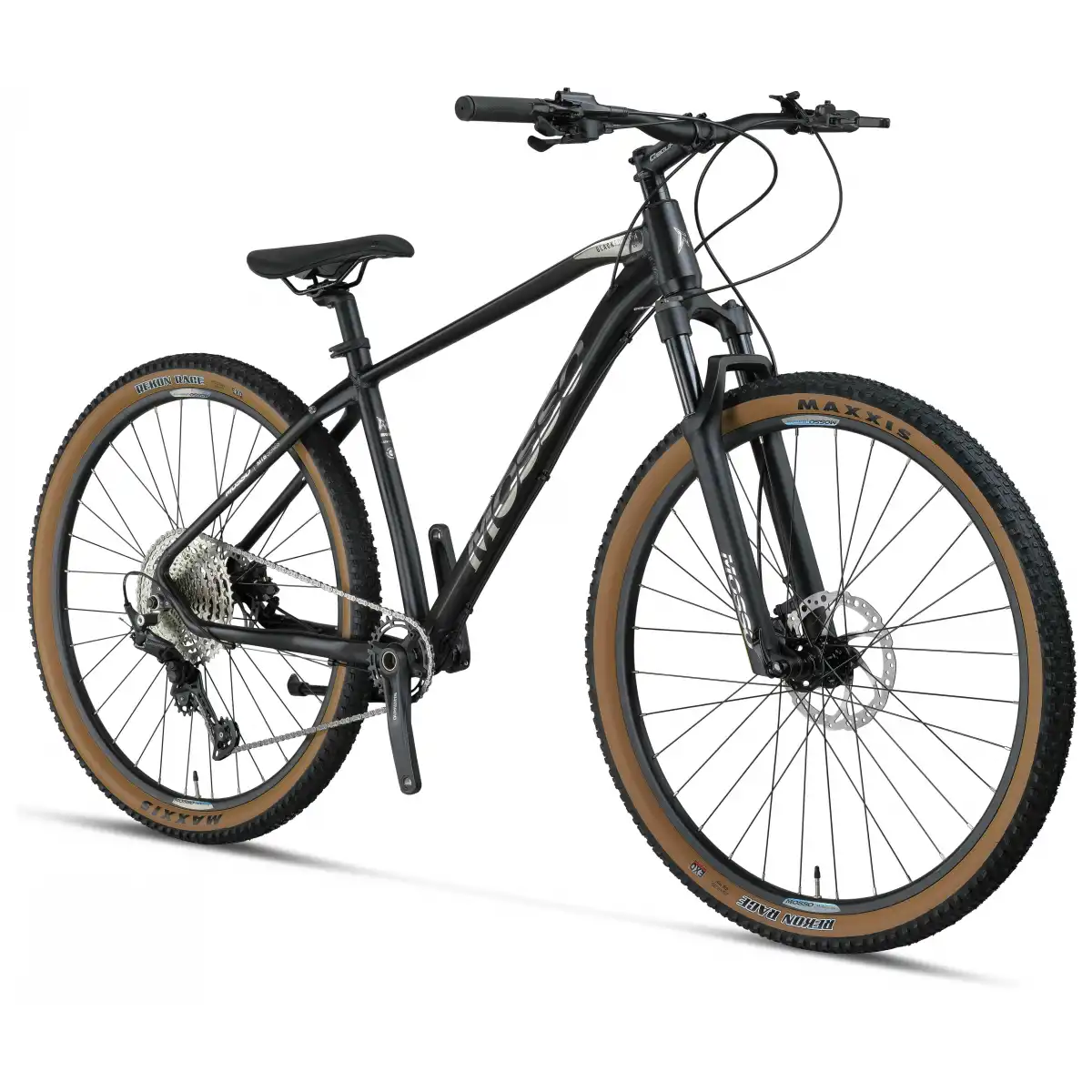 MOSSO BLACK EDITION-29 DEORE ERKEK DAĞ BİSİKLETİ 508H HD 29 JANT 12 VİTES MAT SİYAH CHROME