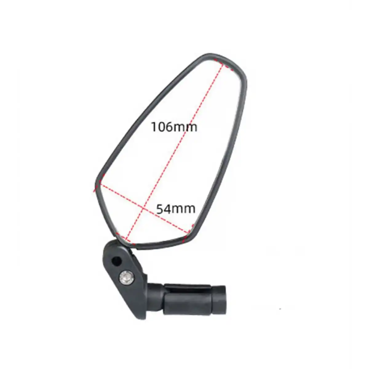 FORTE GT XBYC 4013 BİSİKLET AYNASI SİYAH