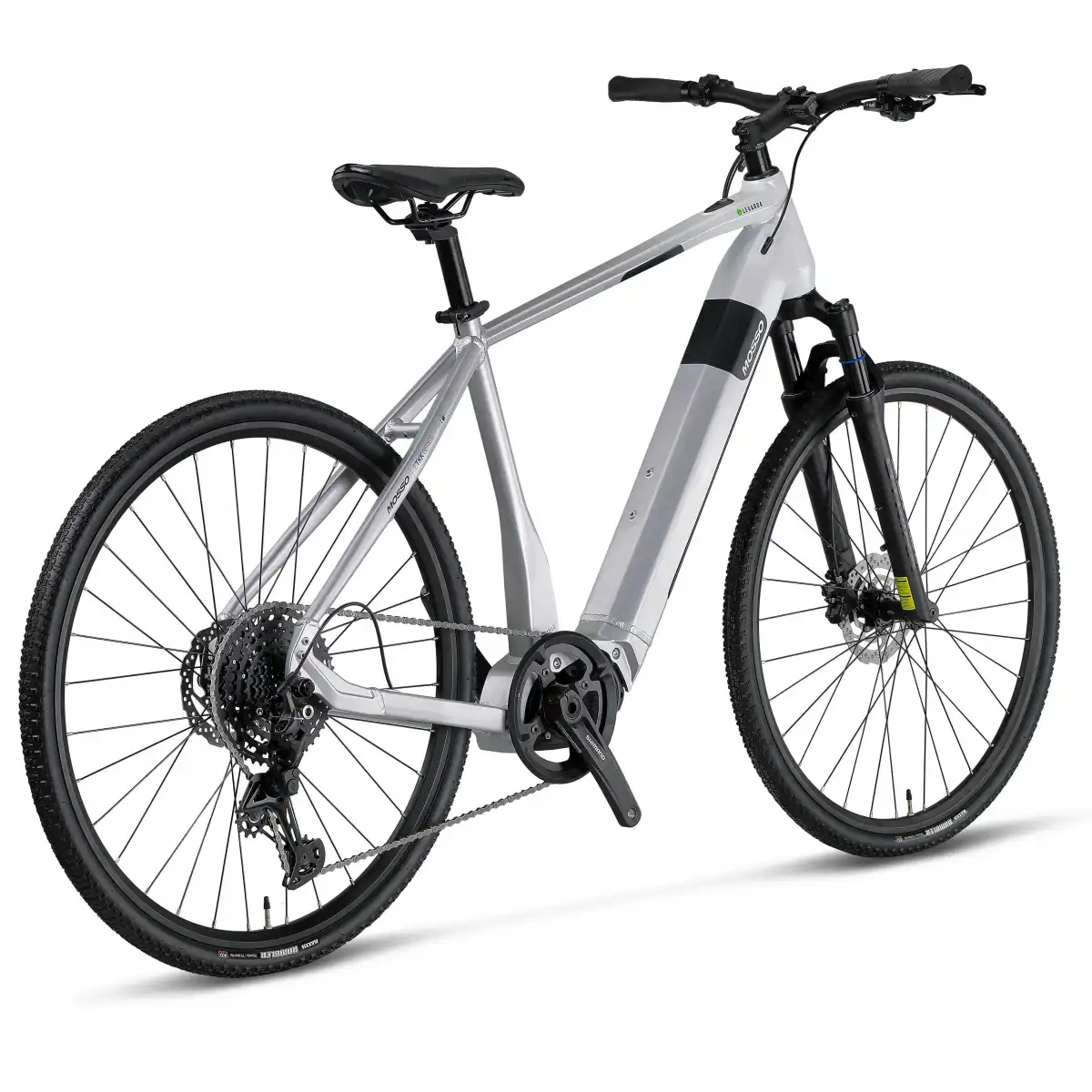 MOSSO E-LEGARDA ELEKTRİKLİ ŞEHİR BİSİKLET 520H HYD 28 JANT 10 VİTES WHITE SILVER
