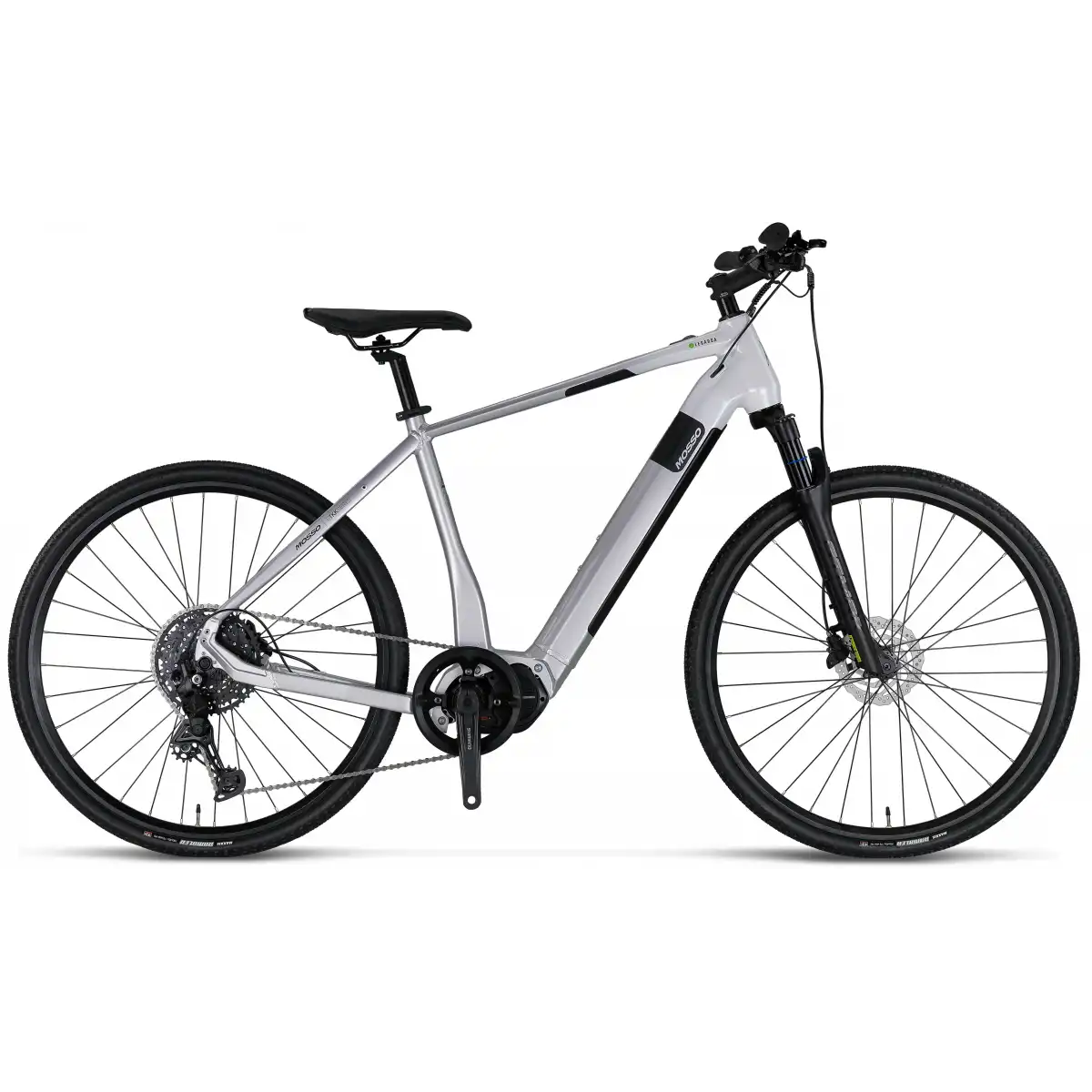 MOSSO E-LEGARDA ELEKTRİKLİ ŞEHİR BİSİKLET 520H HYD 28 JANT 10 VİTES WHITE SILVER