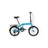 BİSAN TWIN-S KATLANIR BİSİKLET 32CM V 20 JANT 6 VİTES AÇIK MAVİ SİYAH